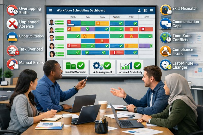 10 Workforce Scheduling Challenges and How Smart Resource Allocation ...