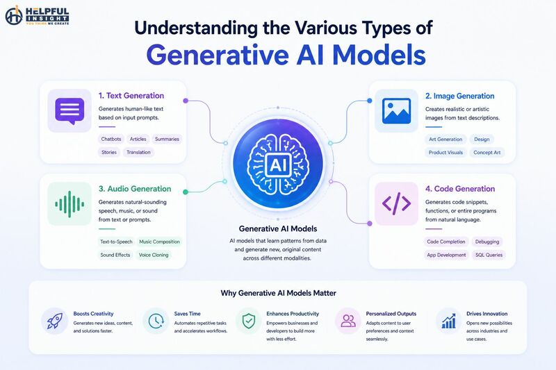 Understanding the Various Types of Generative AI Models